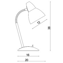 Preedie Metal Desk Lamp